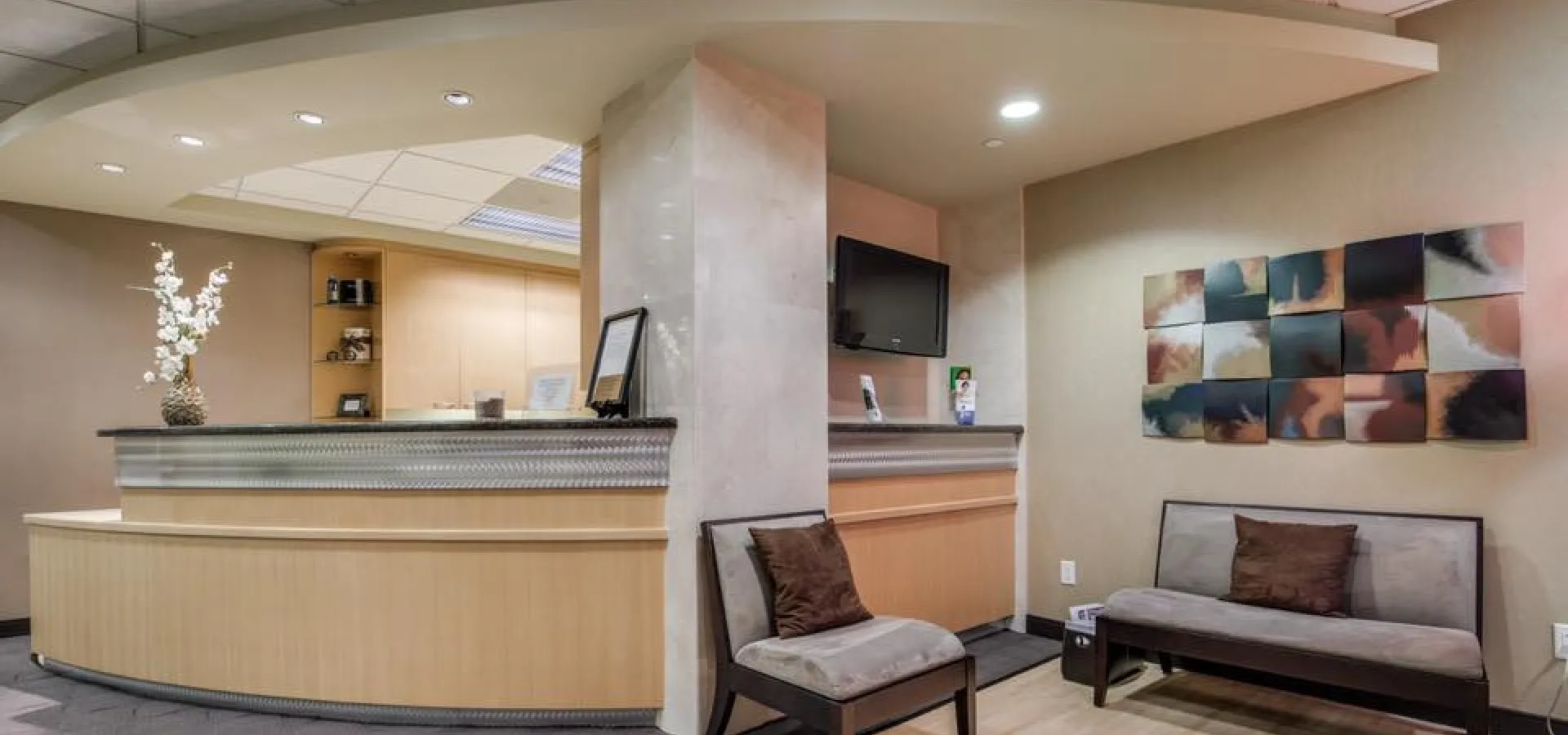 Uptown Dentistry lobby in Houston